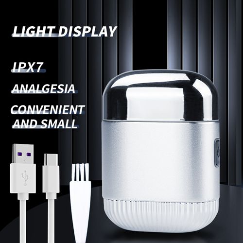 New Mini Portable Waterproof Electric Shaver for Men Washable Razor