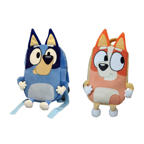 Bluey Children School Nursery Plush Backpack Toddler Pack Kids Casual Bag