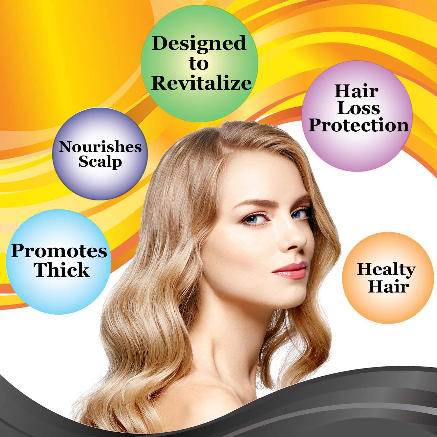 Blusoms Anti-Shedding Hair Spray Shedding Hair Solution Natural Herbal Hair Growth Spray Hair Oil For Hair Growth Gift for Hair  Moisturizing 100ml