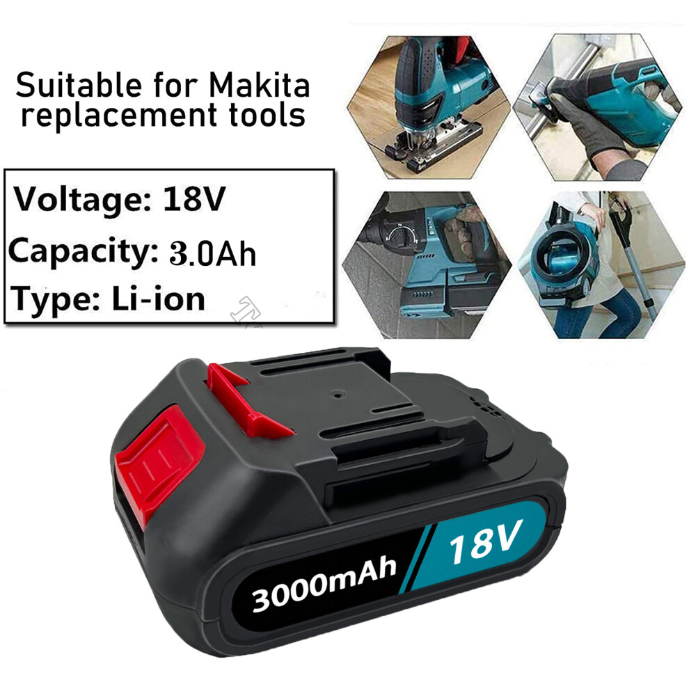 Cordless Strimmer Grass Trimmer+2Battery+Charger-Makita Compatible