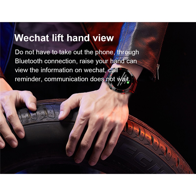 Outdoor Sports Mens Smart Watch Bluetooth Call SOS Emergency Smart Watch Sports Waterproof Watch