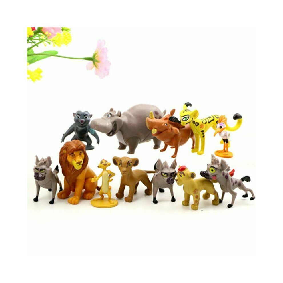 12PCS The Lion King Lion Guard Action Figure Playset Simba Kion Timon