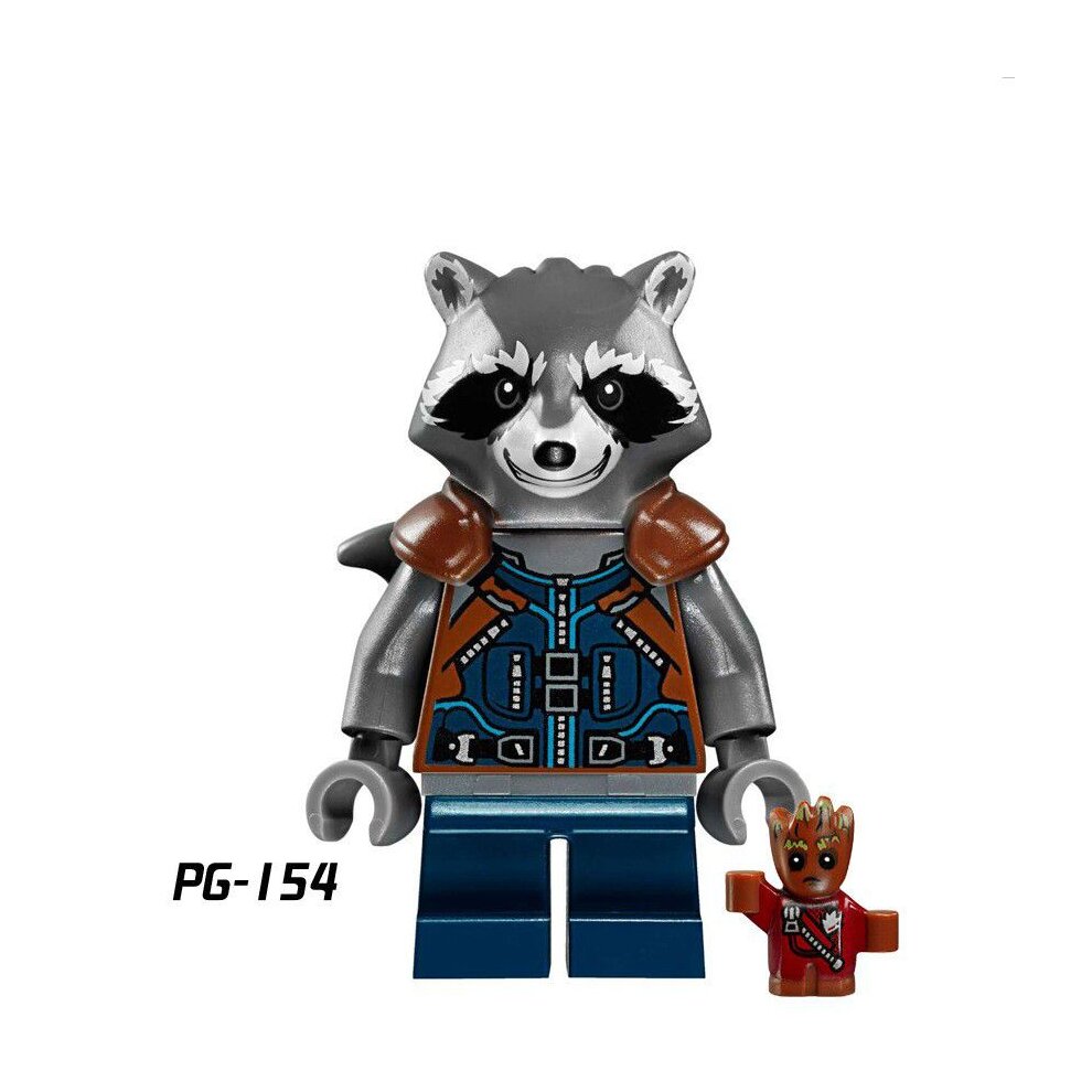 Guardians of the Galaxy Building Block Minifigures Star Hero Collectible Toy for Improve Hands on Ability Develop Brain Toy as Kids Birthday Christmas Gifts 9pcs Set