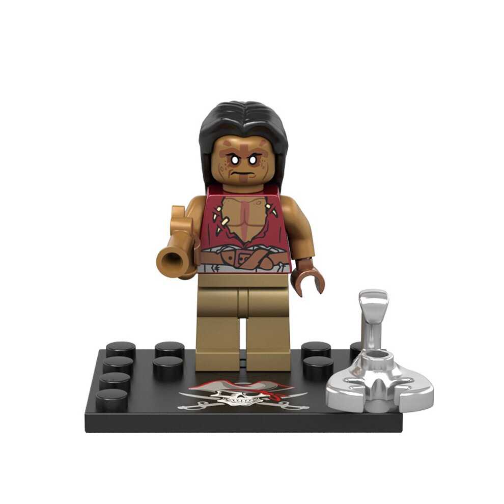 Pirates of the Caribbean Building Block Minifigures Toys Fit Lego 8PCS Action Figure with Bases Movies Fans Mini Characters Toys Collectible Stitching Figures as Party Gift for Kids Boy Girls Christmas Stockings