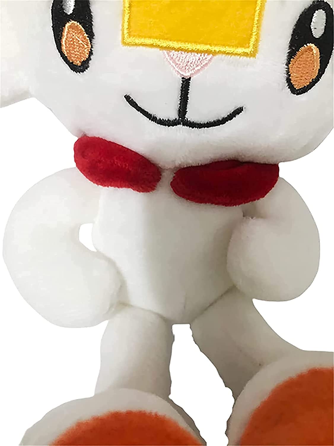 Pokémon Scorbunny Plush Toys Sword and Shield Soft Doll Stuffed Animal Plushies Fire Pokémon Collection Rabbit Toy for Kids Birthday Christmas Gifts