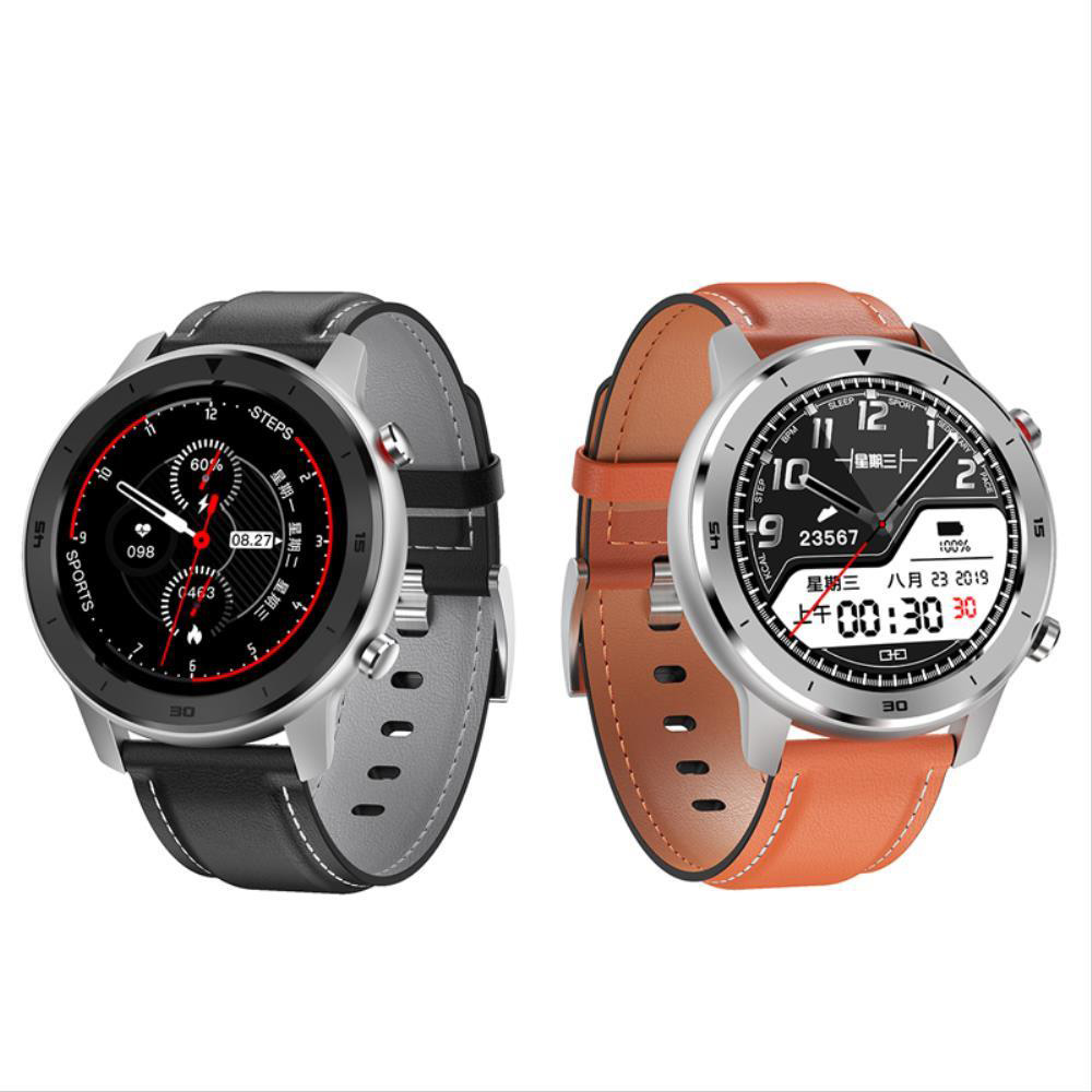 (Black) Smart Watch Men Women Smartwatch Bracelet Fitness Activity Tracker Wearable Devices IP68 Waterproof Heart Rate Monitor Band