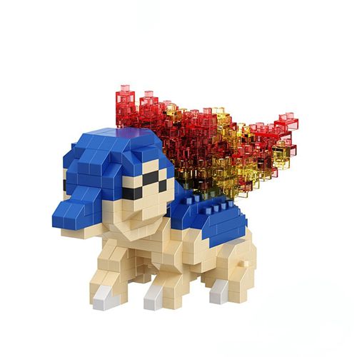 Cyndaquil Pokemon DIY Micro Building Block Action Toys Kids Gifts