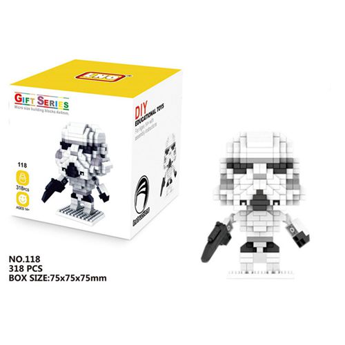 Star Wars Character Building Blocks Plastic Mini Blocks Brain Games Toys Children Educational Toy Birthday Gifts