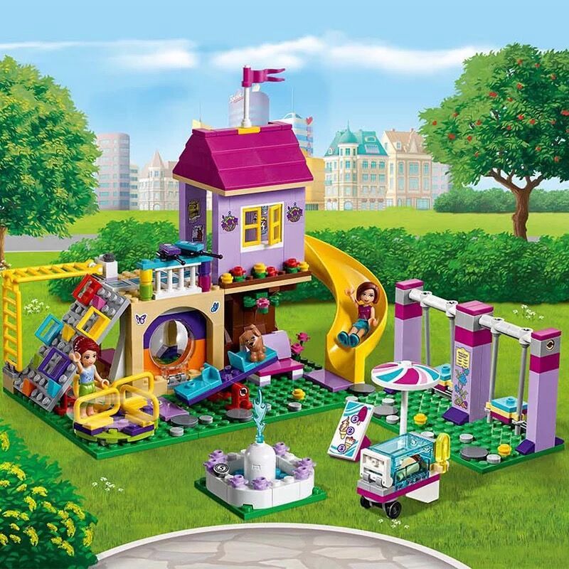 Girls Friends Heartlake City Playground Building Blocks Bricks Education Toys For Girls