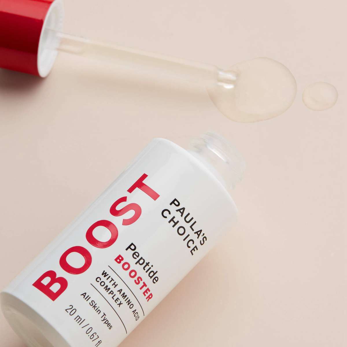 Paulas Choice Peptide Booster Face Serum - Anti Aging Serum Softens Wrinkles & Fine Lines with Amino Acid & Peptides - Suitable for Sensitive Skin - All Skin Types - 20 ml