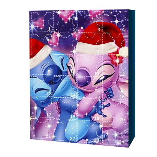 Stitch Christmas Advent Calendar Blind Box Stocking Stuffer Surprise Toys Gift for Kids