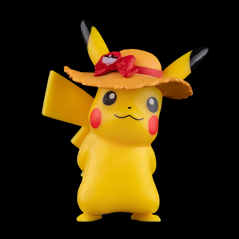 Pokemon Figure Toy Anime Figure Model Toy Cute Pikachu PVC Cake Decoration Ornaments Cartoon Doll Children Toys Gift Set of 6