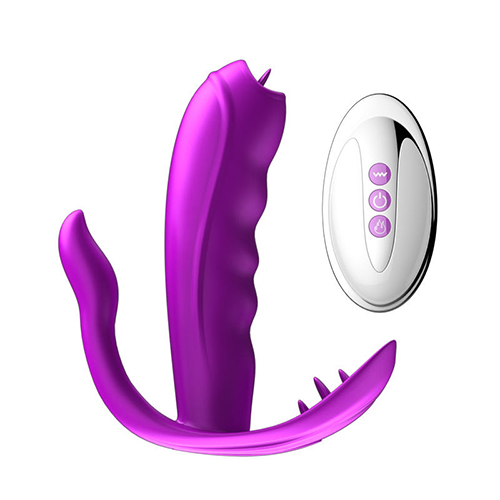 Sex Toys Remote Wearable Pantie Vibrator Sucking Tongue Adult Toys Licking Fun Toys Clitoral G Spot Massager Vagine Stimulator for Woman
