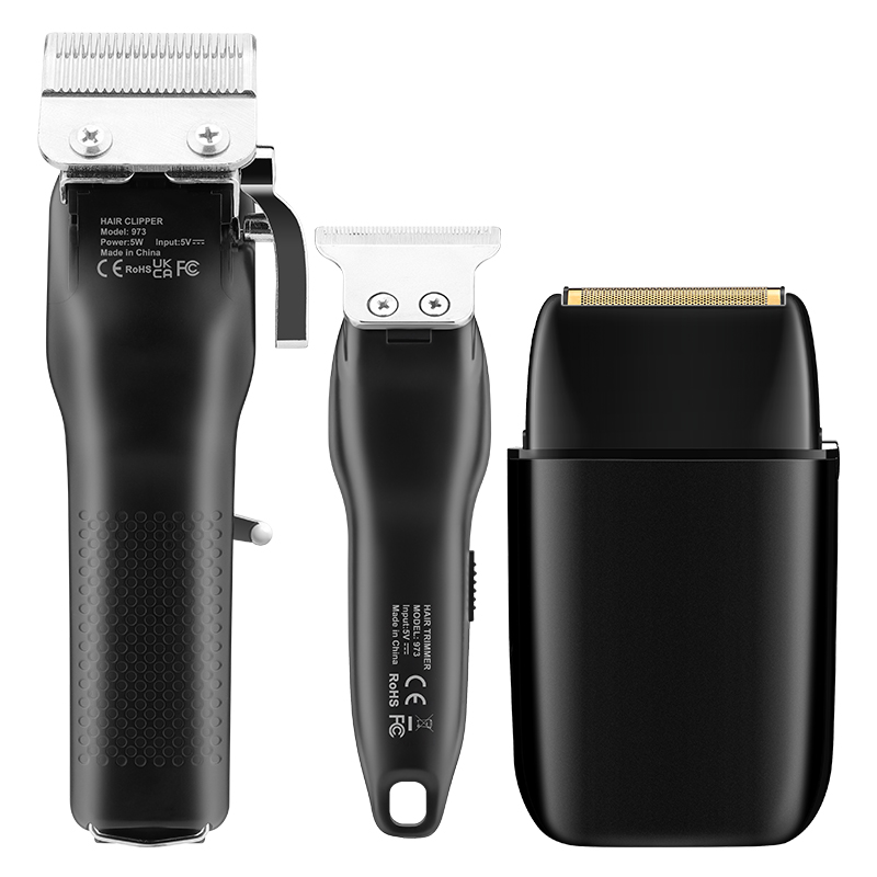 (Black) Hair Clippers for Men Electric Foil Shavers Razor and Beard Hair Trimmer Kit Rechargeable Hair Cut Machines Professional Cordless Clippers Set for Gift