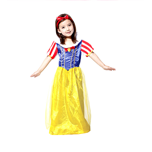 Children Halloween Costume Kids Girl Dress Snow White Fancy Dresses Party Cosplay Princess Costume Role Playing Carnival Masquerade Anime Party Dress