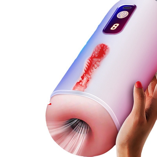 Male Blowjob Masturbator Automatic Sex Toys Lifelike Vagina Vibrator Sucking Aircraft Cup Electric Sex Machine Pocket Pusssy Adult for Man Toys