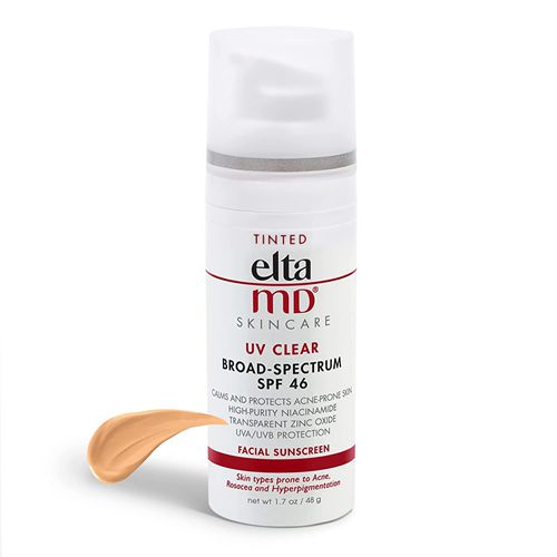 UV Clear Facial Sunscreen SPF 46 - For Skin Types Prone To Acne, Rosacea & Hyperpigmentation - Tinted - 48g-1.7oz