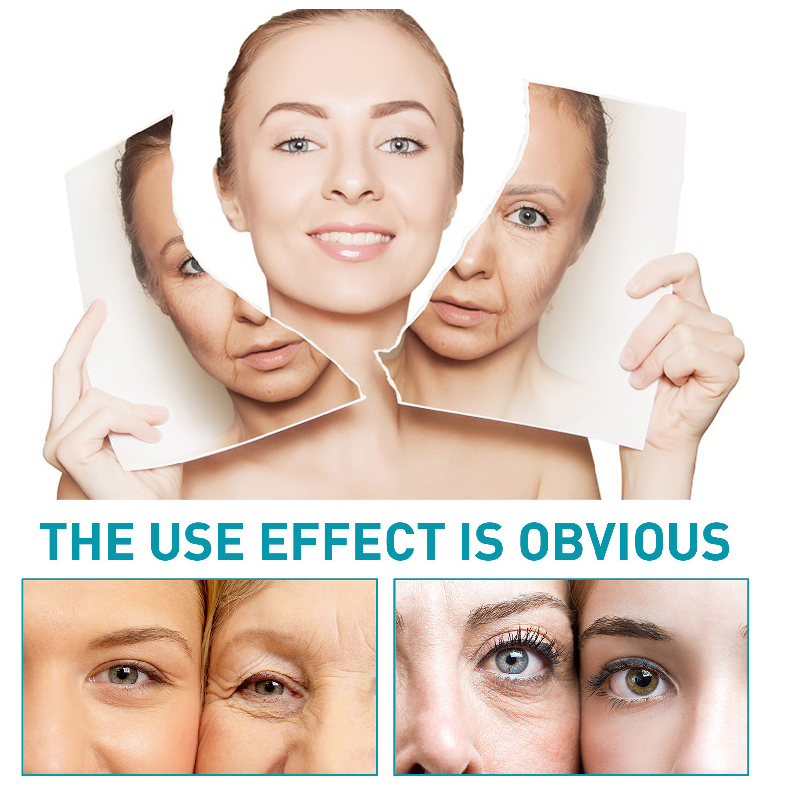 (1 PC) Anti Wrinkle Serum Hexapeptide Cono Peptide Essence for Face Lift Firming Improve Rough Sagging Tightening Fade Forehead Lines Age Spots Removal