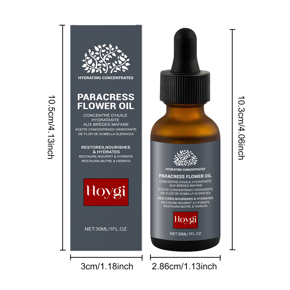Paracress Flower Oil Extract Essential-Oils Reduce Fine Lines/Wrinkles Essences For Women Masks