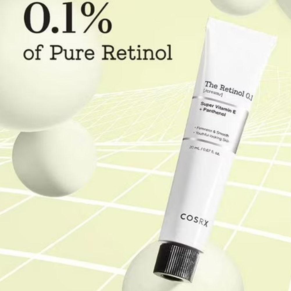 Cosrx Snail Night Cream Pure A Retinol Face Cream Anti Aging Cream for Fine Lines Lifting Firming Eye Neck Cream 20ml