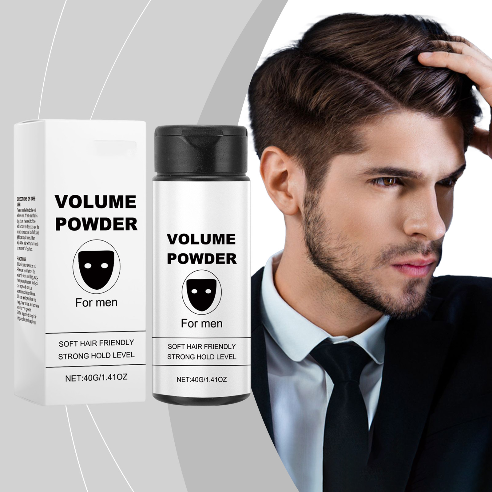 Plenty Fixed Hair Powder Long-Lasting Oil Control Texture Fluffy Increase Hair Volume Enhance Styling Hair Powder For Unisex ﻿