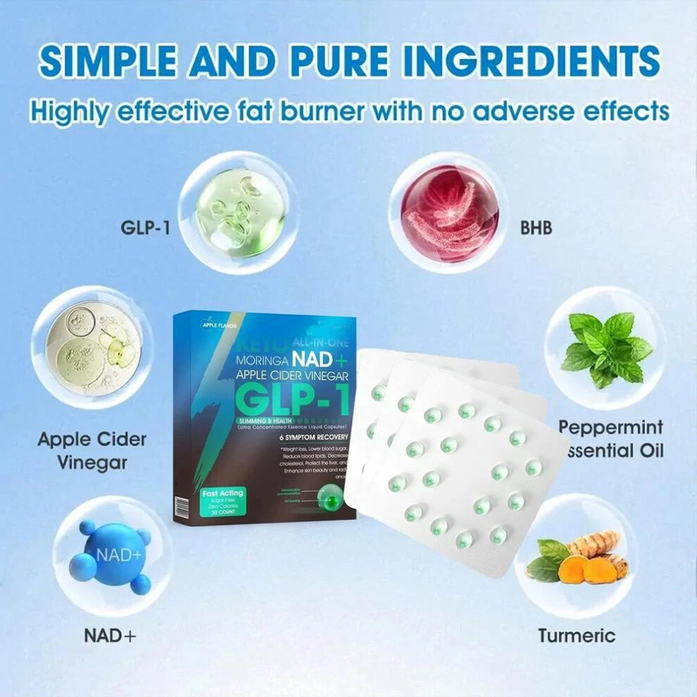 10Box GLP-1 Health Ultra Concentrated Essence Liquid Pearls Essence Liquid Pearls