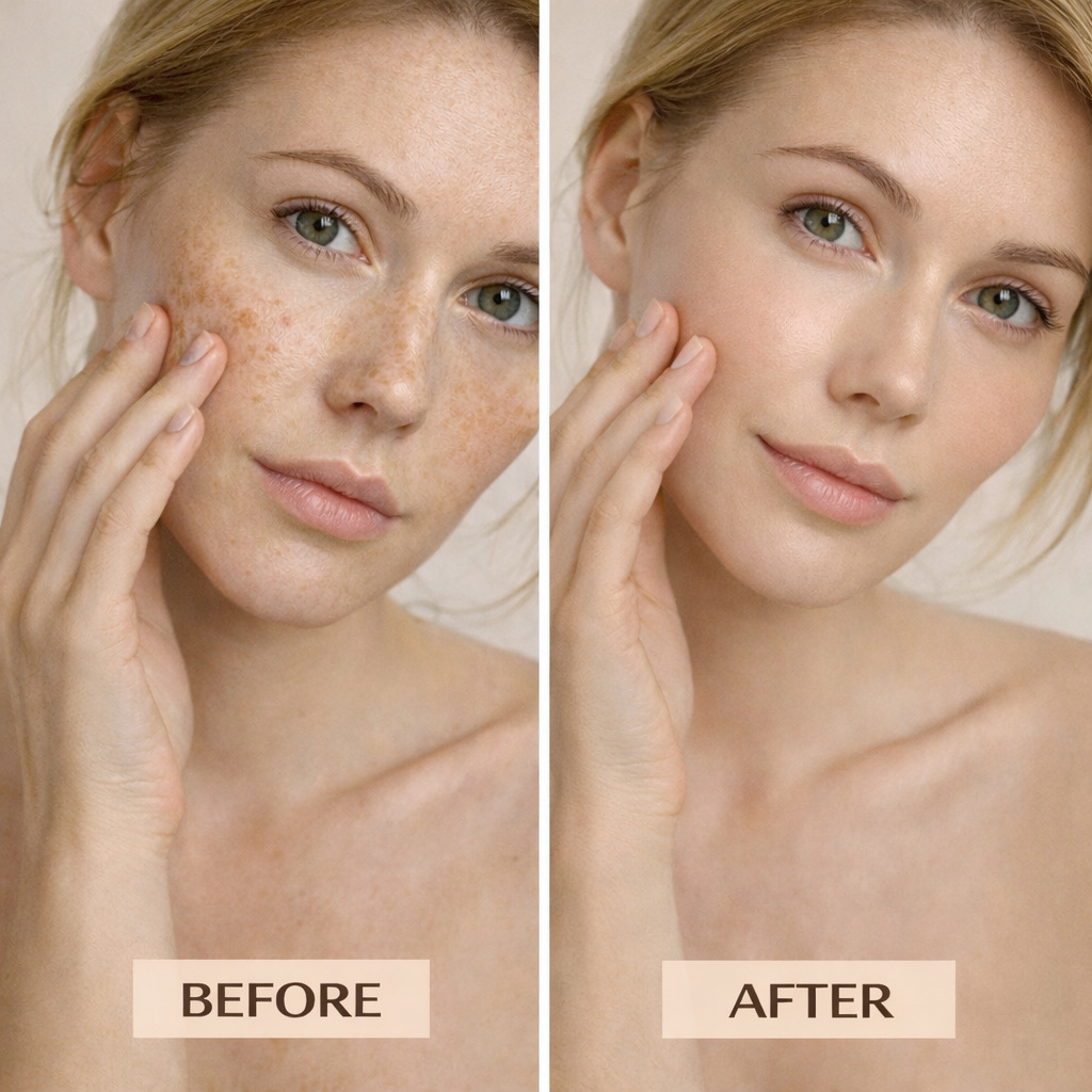 Lime Vitamin C Dark Spot Corrector Serum Brightening Facial Essence for Skin Care Home Use Natural 30ml