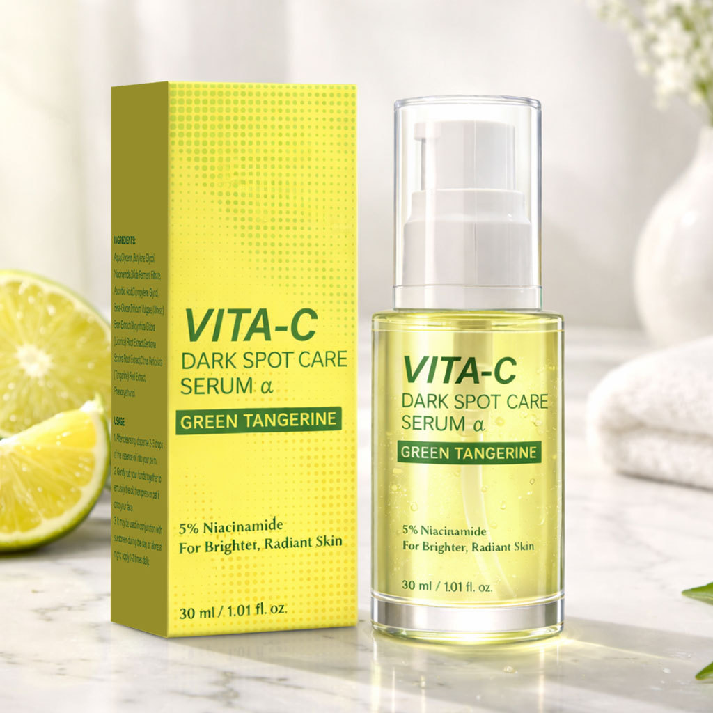 Lime Vitamin C Dark Spot Corrector Serum Brightening Facial Essence for Skin Care Home Use Natural 30ml