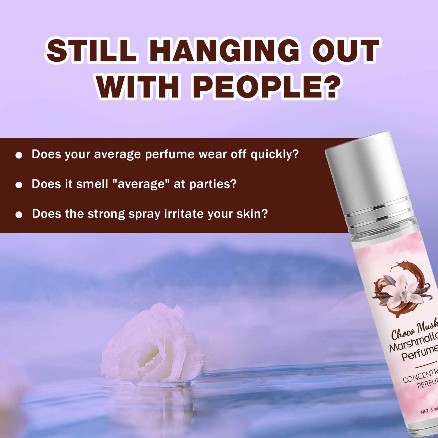 Chocolate Musk Marshmallow Perfume Long Lasting Sweet Gourmand Fragrance For Daily Wear And Romantic Occasions 8ml