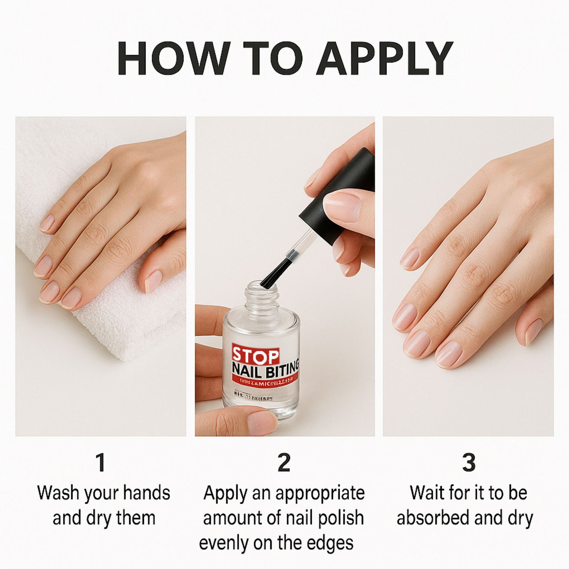 Nail Biting Deterrent Liquid Bitter Taste For Kids Adults Daily Habit Prevention And Cuticle Nourishing Care