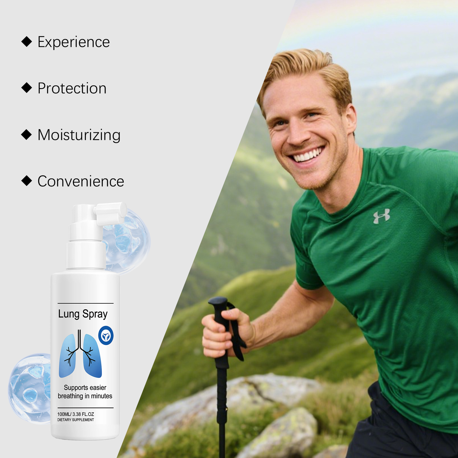 Body Care Spray Mild Ingredients Easy Operation Daily Portable Convenient Moisturizing Skin Care Mini Atomizer Carry Anytime For Personal Use