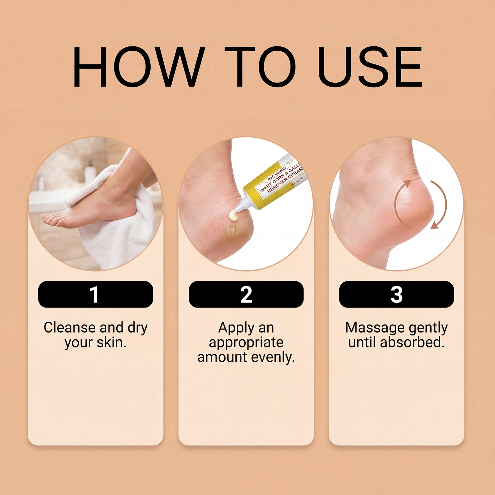 Bee Venom Skin Smoothing Cream Smooth Texture Mild Moisturizing Body Skin Silky Soft Comfort Care Lotion
