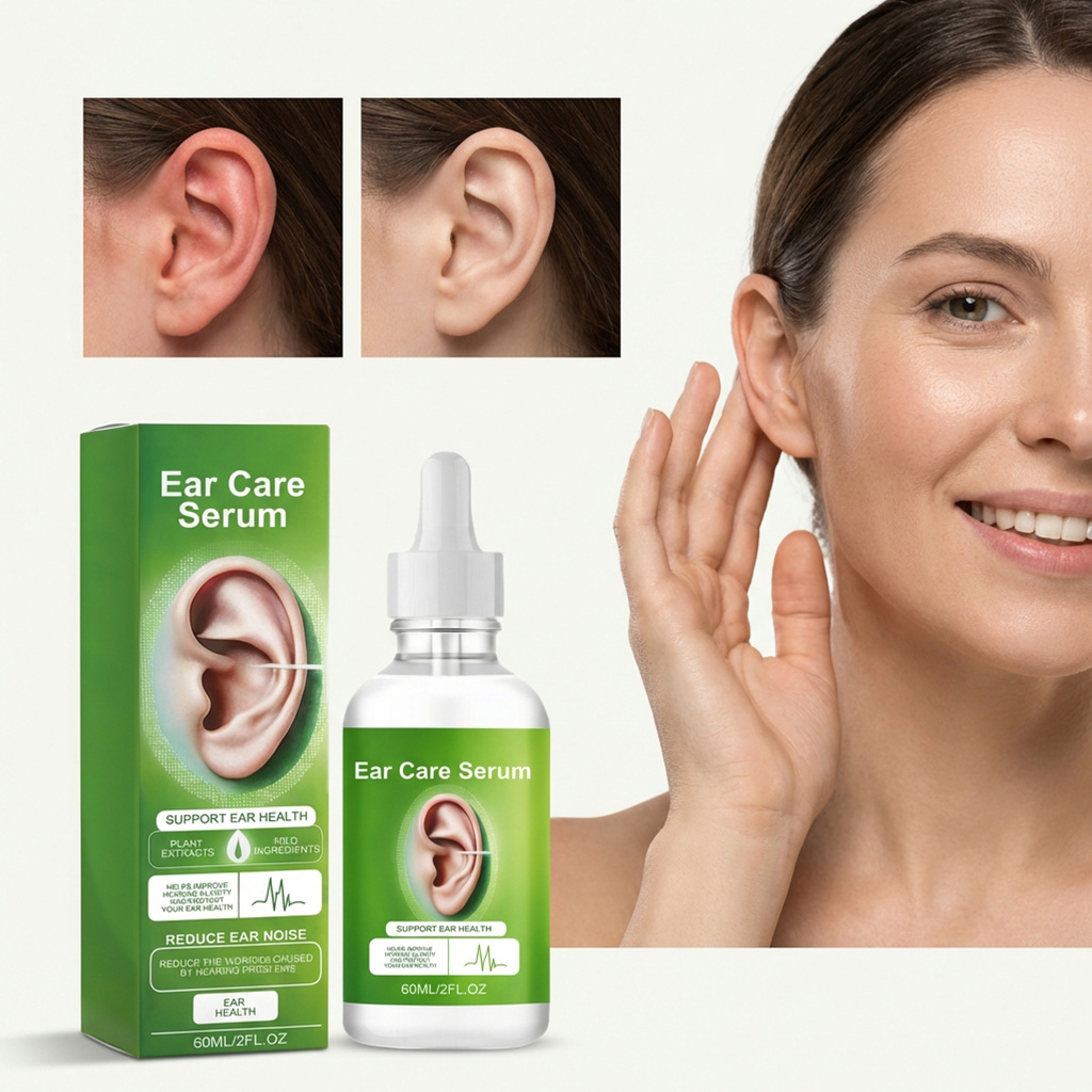 Ear Care Drops Mild Gentle Nourish Clear Hydrating Clean Quiet Comfort Daily Ear Maintenance Liquid Care Soothe