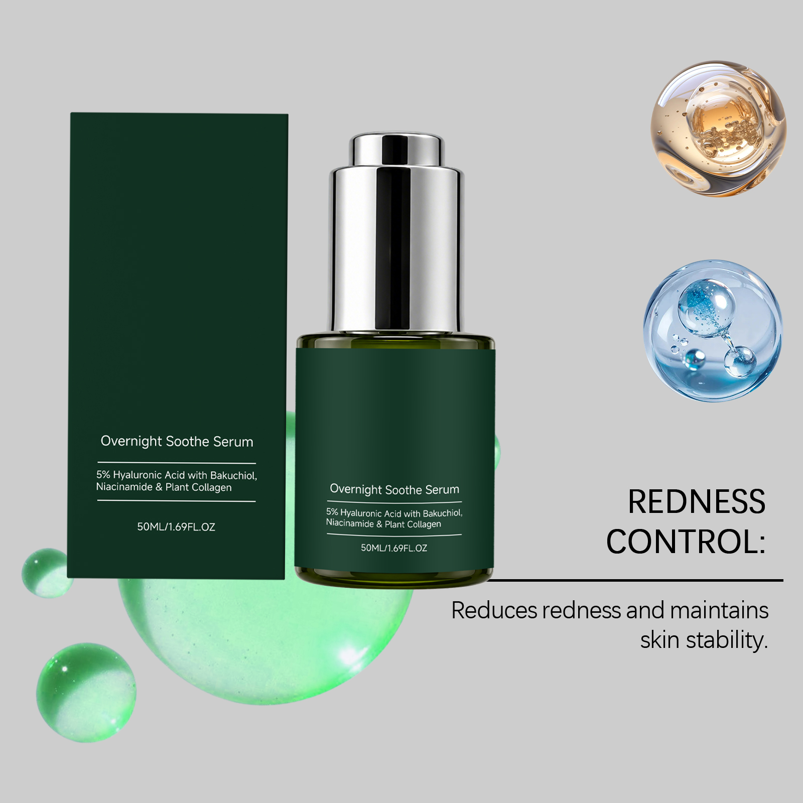 Night Facial Essence Daily Mild Formula Nourish Face Skin Hydrated Soft Cozy Night Serum Care Delicate Complexion
