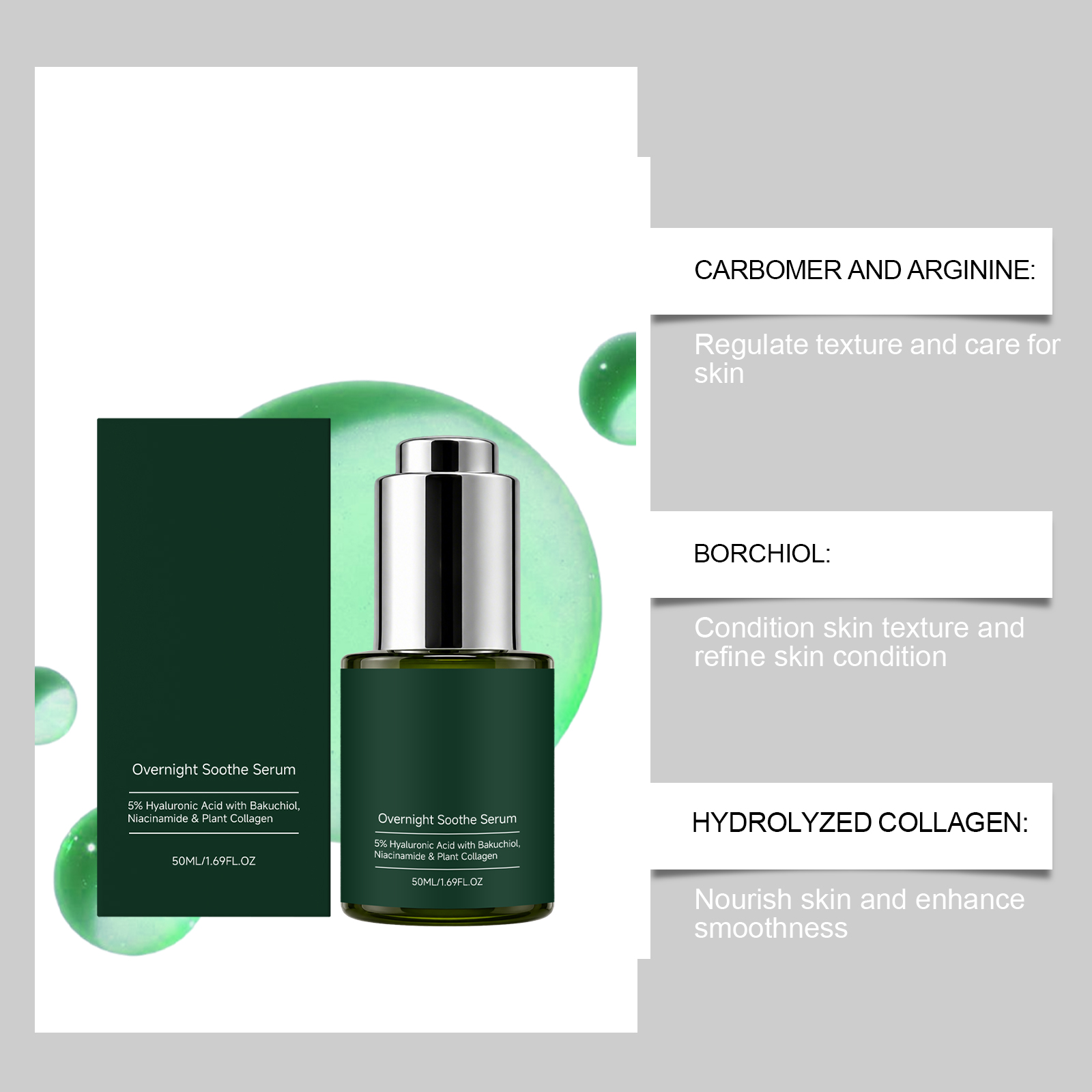 Night Facial Essence Daily Mild Formula Nourish Face Skin Hydrated Soft Cozy Night Serum Care Delicate Complexion