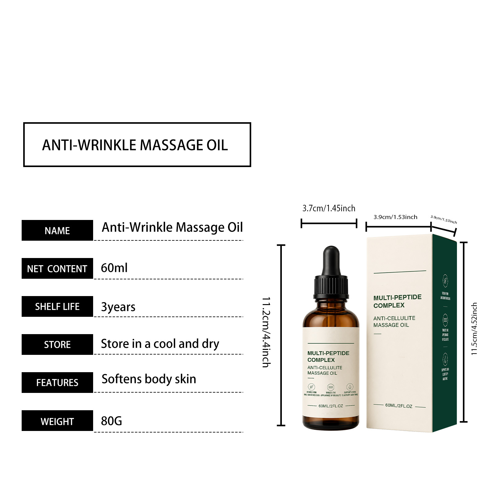 Skin Moisturizing Care Oil Soft Delicate Hydrated Light Fresh Comfort Body Smear Treatment