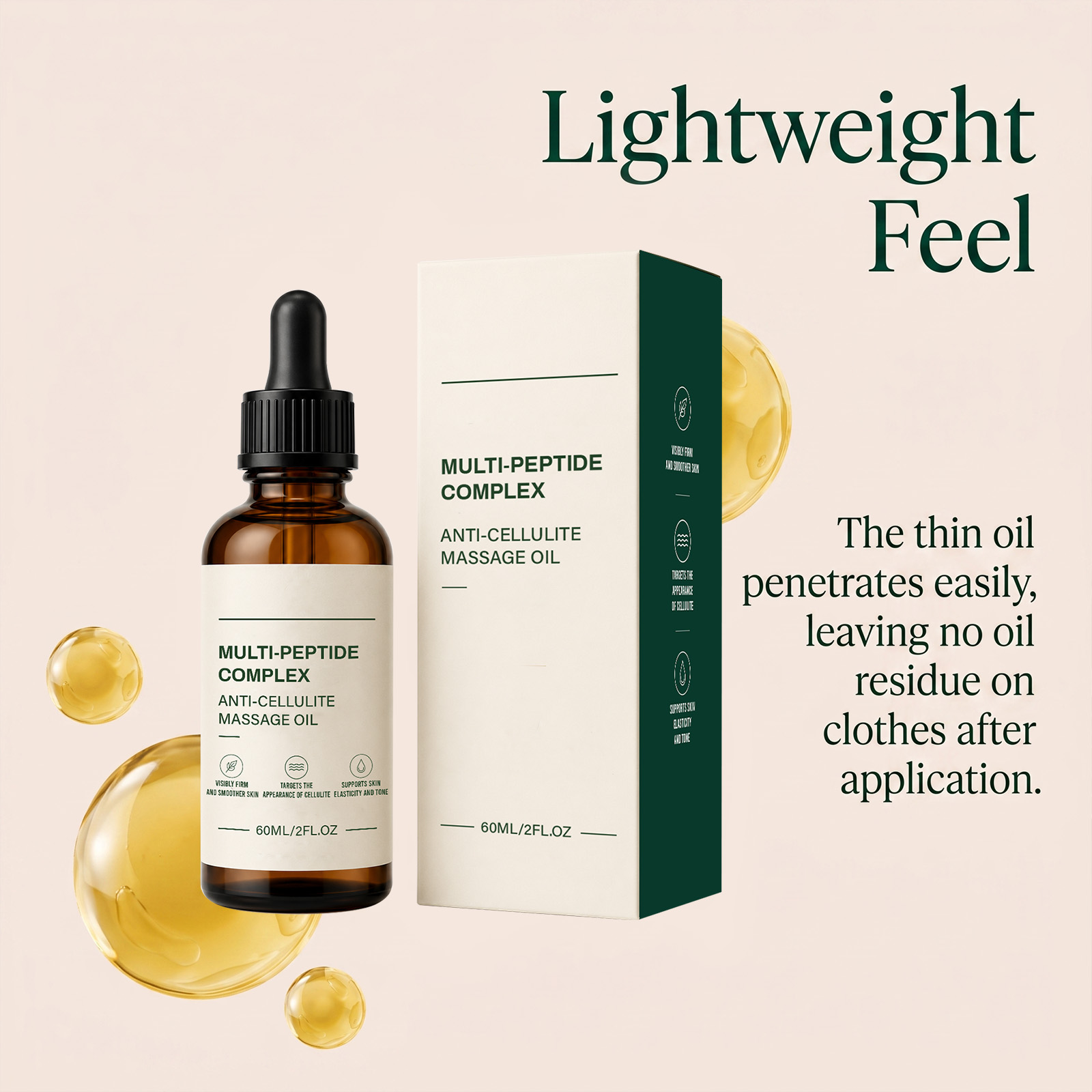 Skin Moisturizing Care Oil Soft Delicate Hydrated Light Fresh Comfort Body Smear Treatment