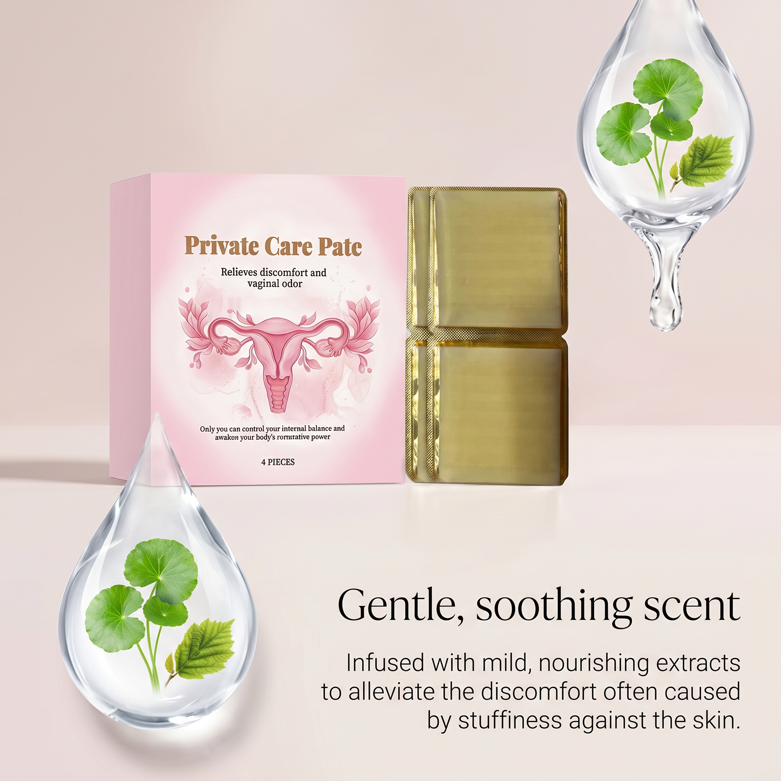 Feminine Care Pads Ultra Thin Breathable Soft Mild Cozy Skin Friendly Daily Commute