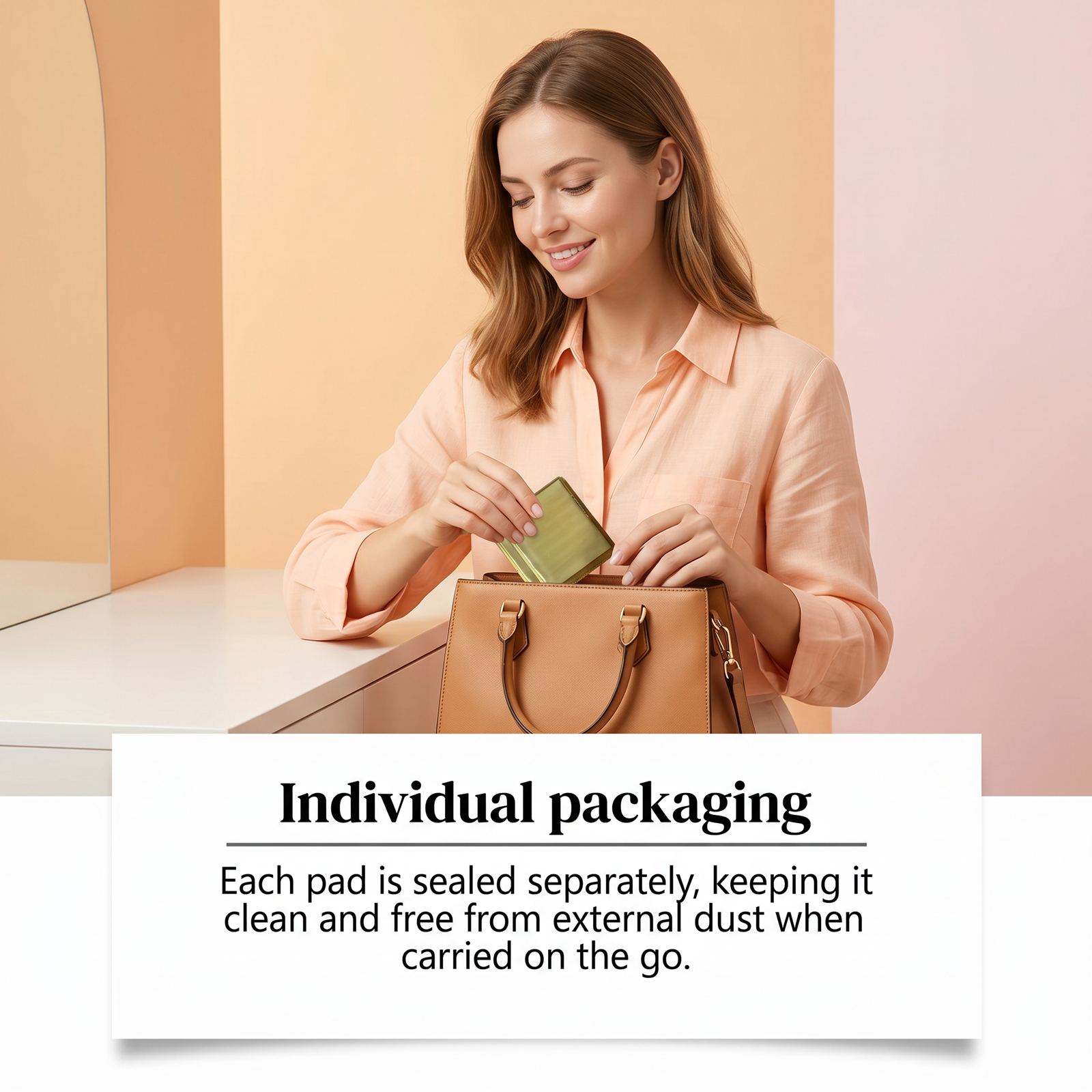 Feminine Care Pads Ultra Thin Breathable Soft Mild Cozy Skin Friendly Daily Commute