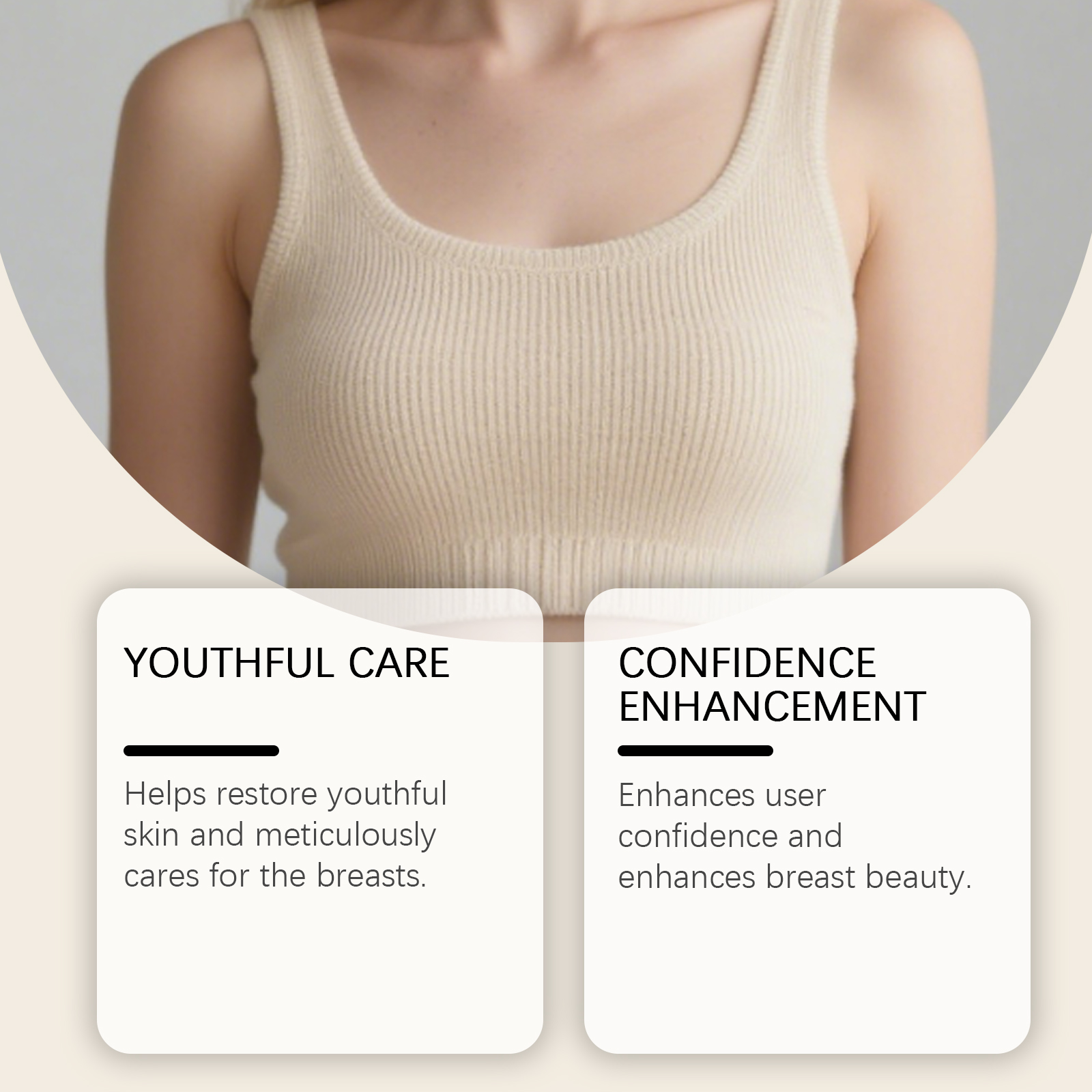 Chest Care Patch Mild Ingredients Thin Soft Skin Friendly Breathable Non Sticky Fit Skin Gentle Beautify