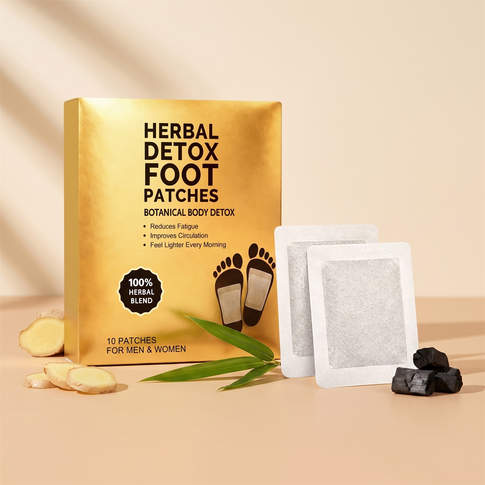 Herbal Foot Care Patch Mild Care Moisturizing Breathable Comfortable Fitting Massage Sole Daily Maintenance