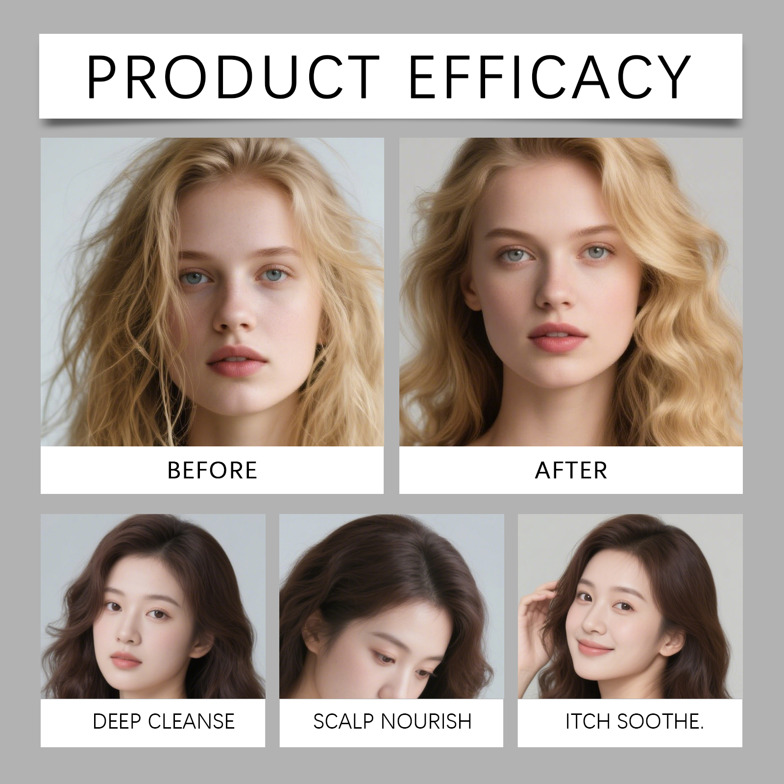 Scalp Exfoliating Scrub Deep Clean Scalp Protect Hair Root Moisturize Nourish Soften Hair Light Care