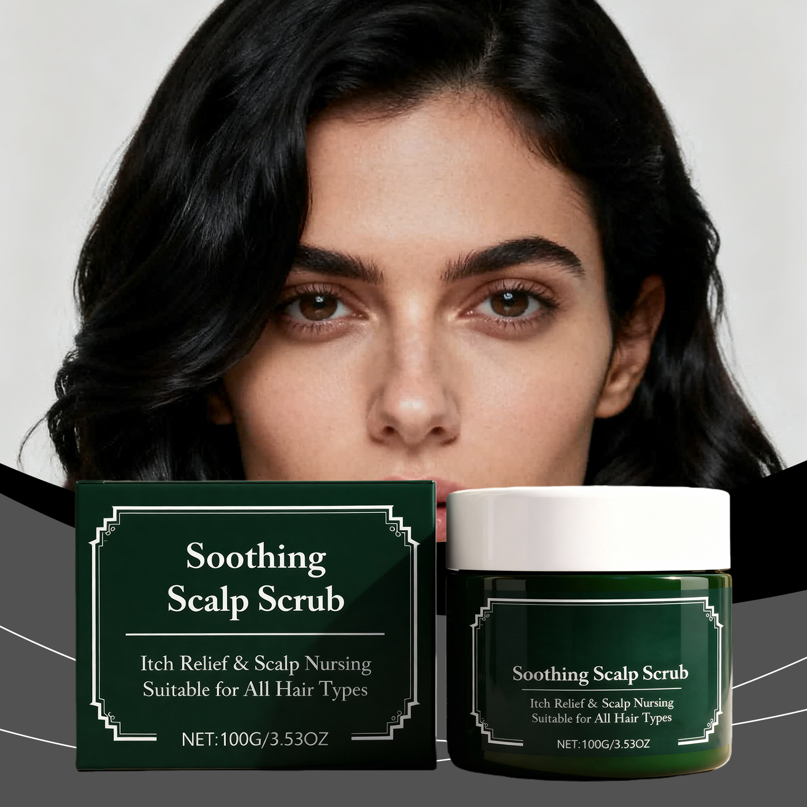 Scalp Exfoliating Scrub Deep Clean Scalp Protect Hair Root Moisturize Nourish Soften Hair Light Care
