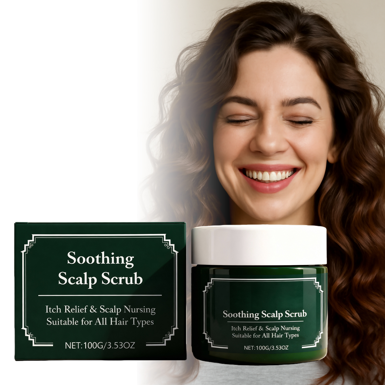 Scalp Exfoliating Scrub Deep Clean Scalp Protect Hair Root Moisturize Nourish Soften Hair Light Care