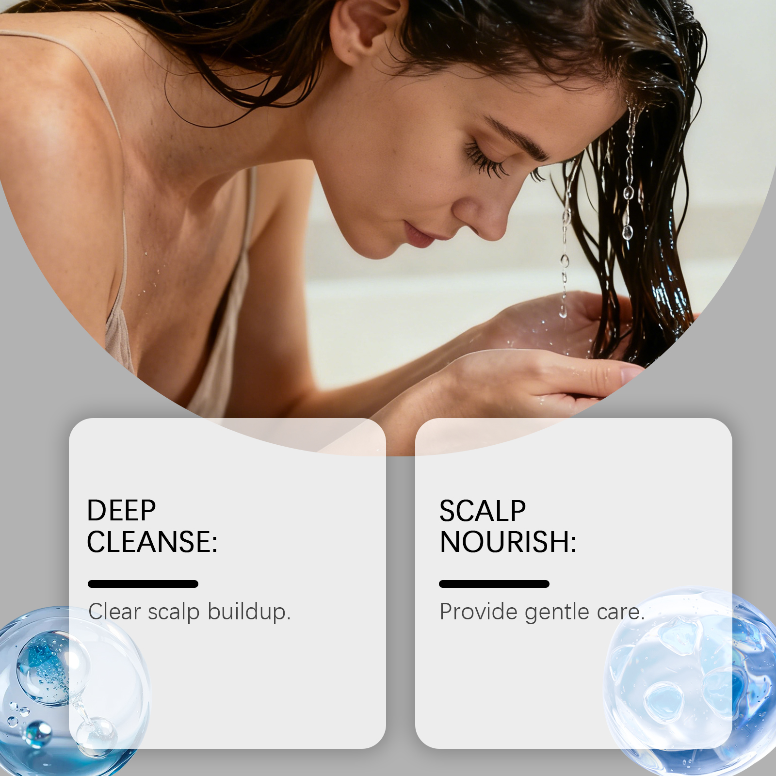 Scalp Exfoliating Scrub Deep Clean Scalp Protect Hair Root Moisturize Nourish Soften Hair Light Care