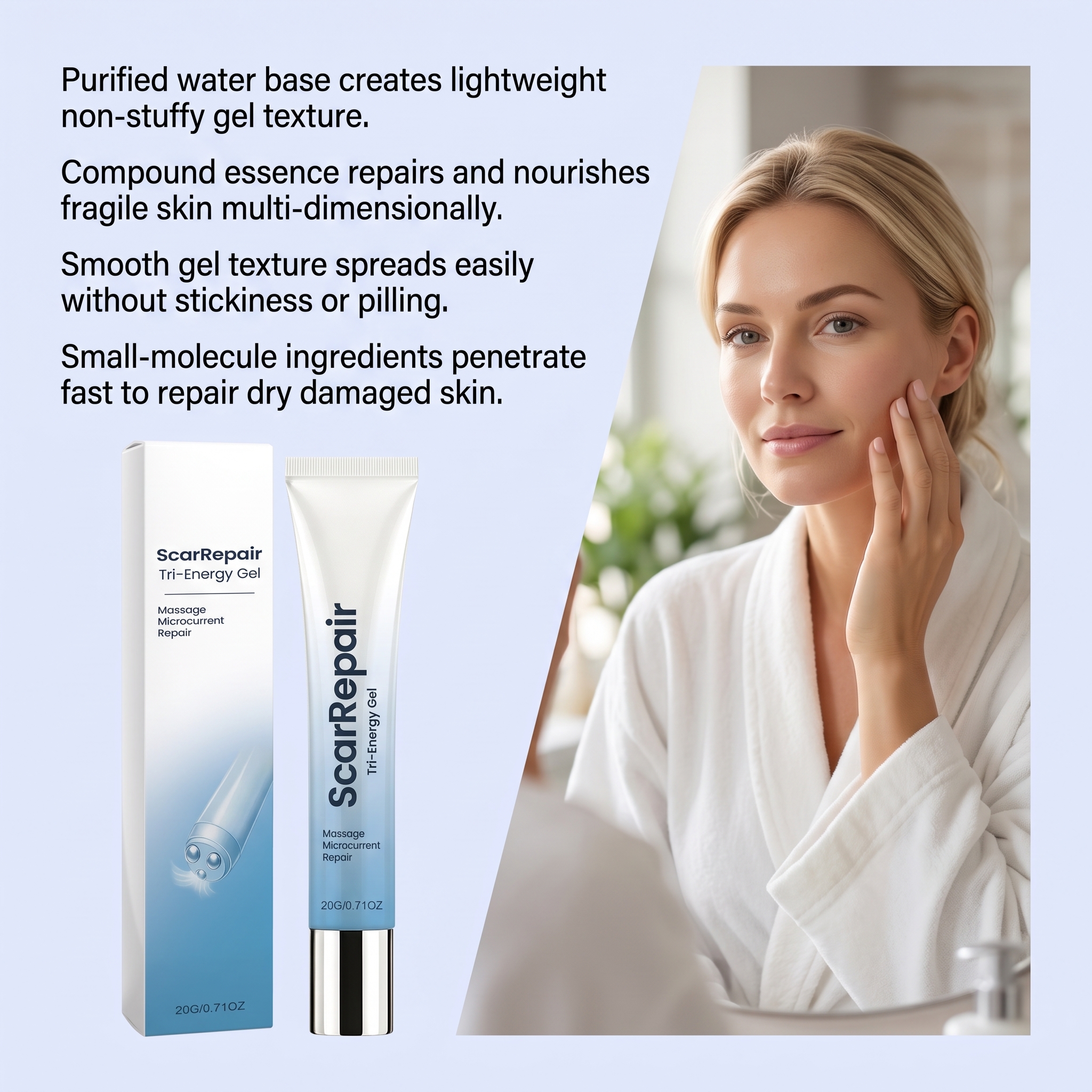 Skin Care Gel Centella Asiatica Nourish Body Local Skin Smooth Care Daily Moisturizing