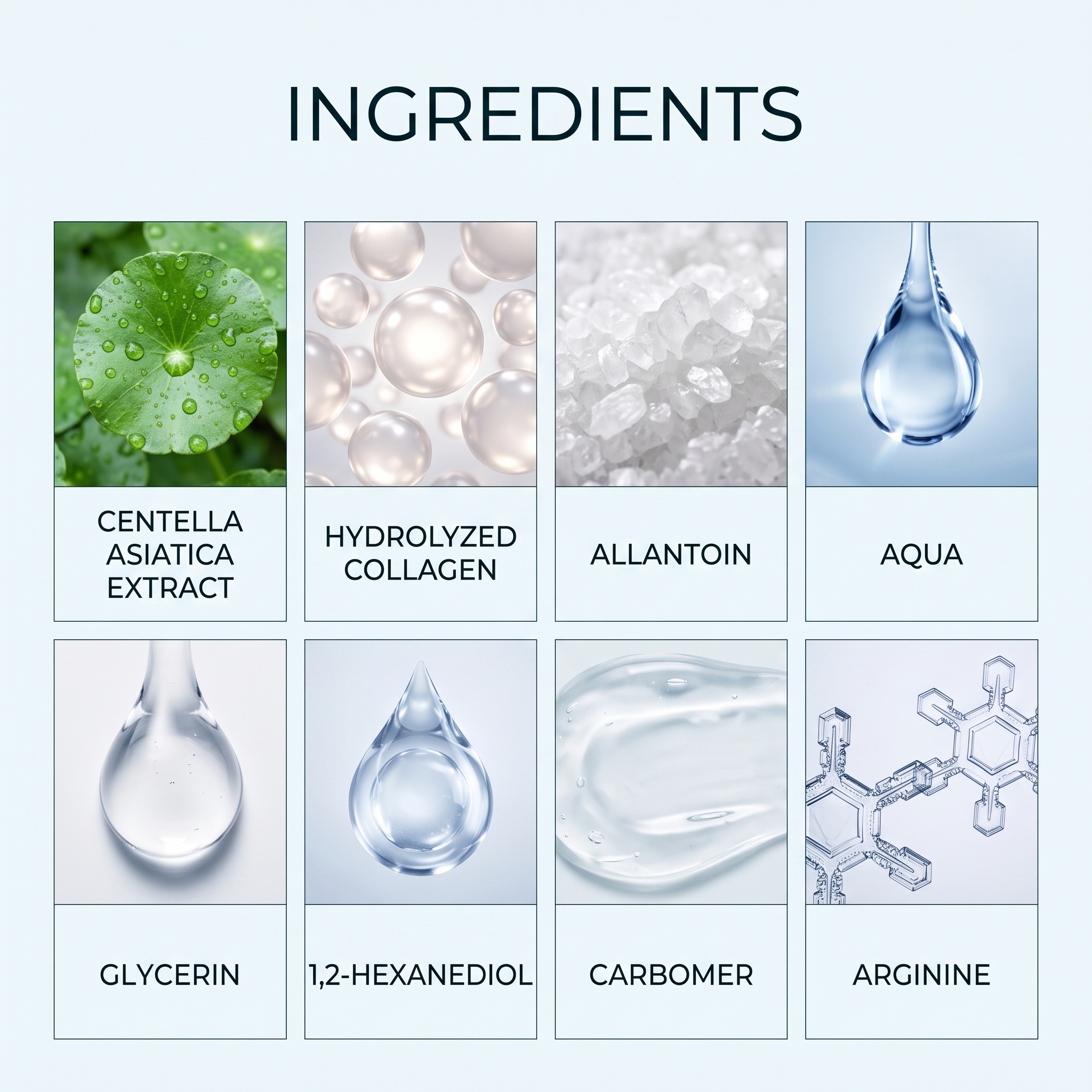 Skin Care Gel Centella Asiatica Nourish Body Local Skin Smooth Care Daily Moisturizing