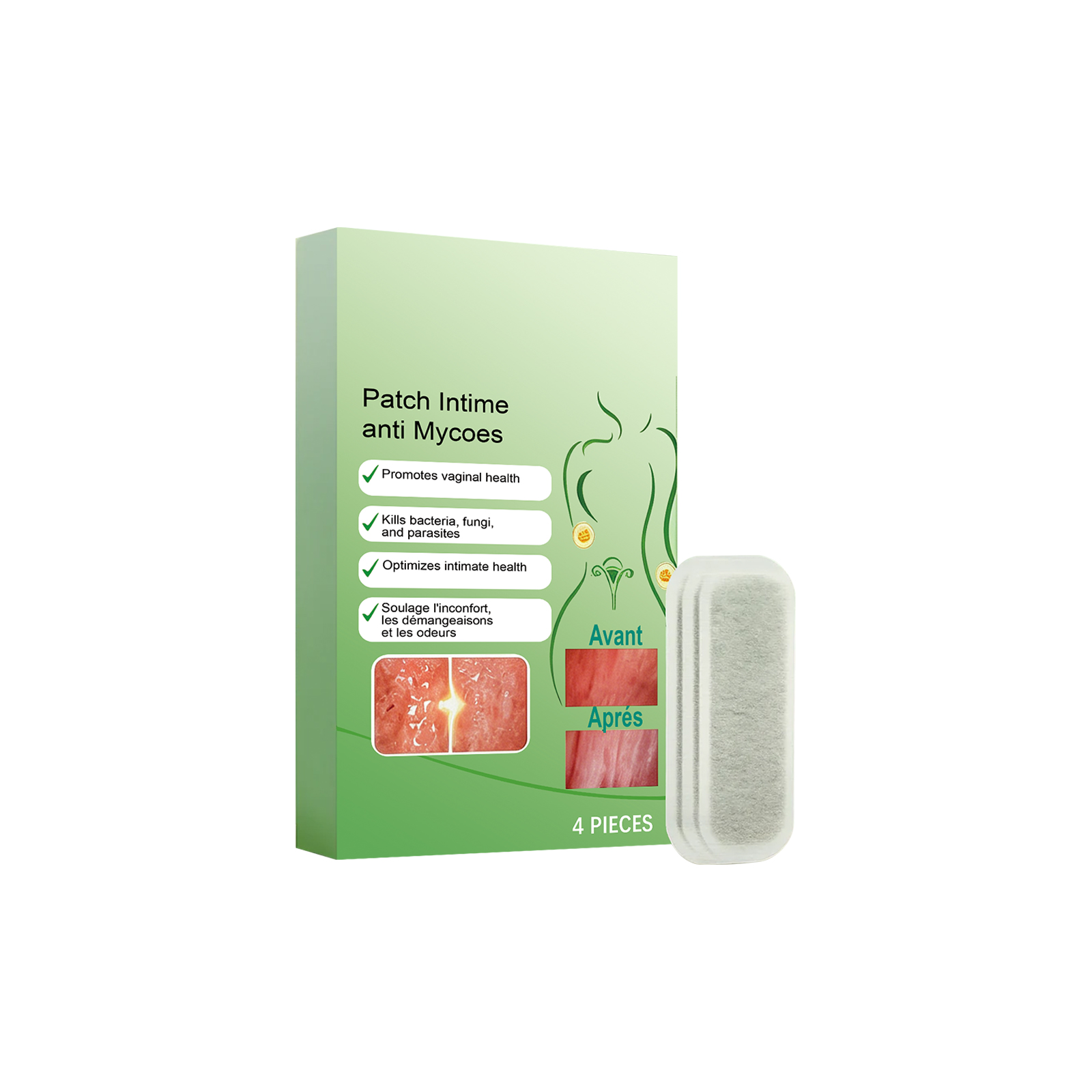 Female Care Pad Mild Gentle Body Care Thin Comfort Skin Friendly Portable Daily Light Care Pad