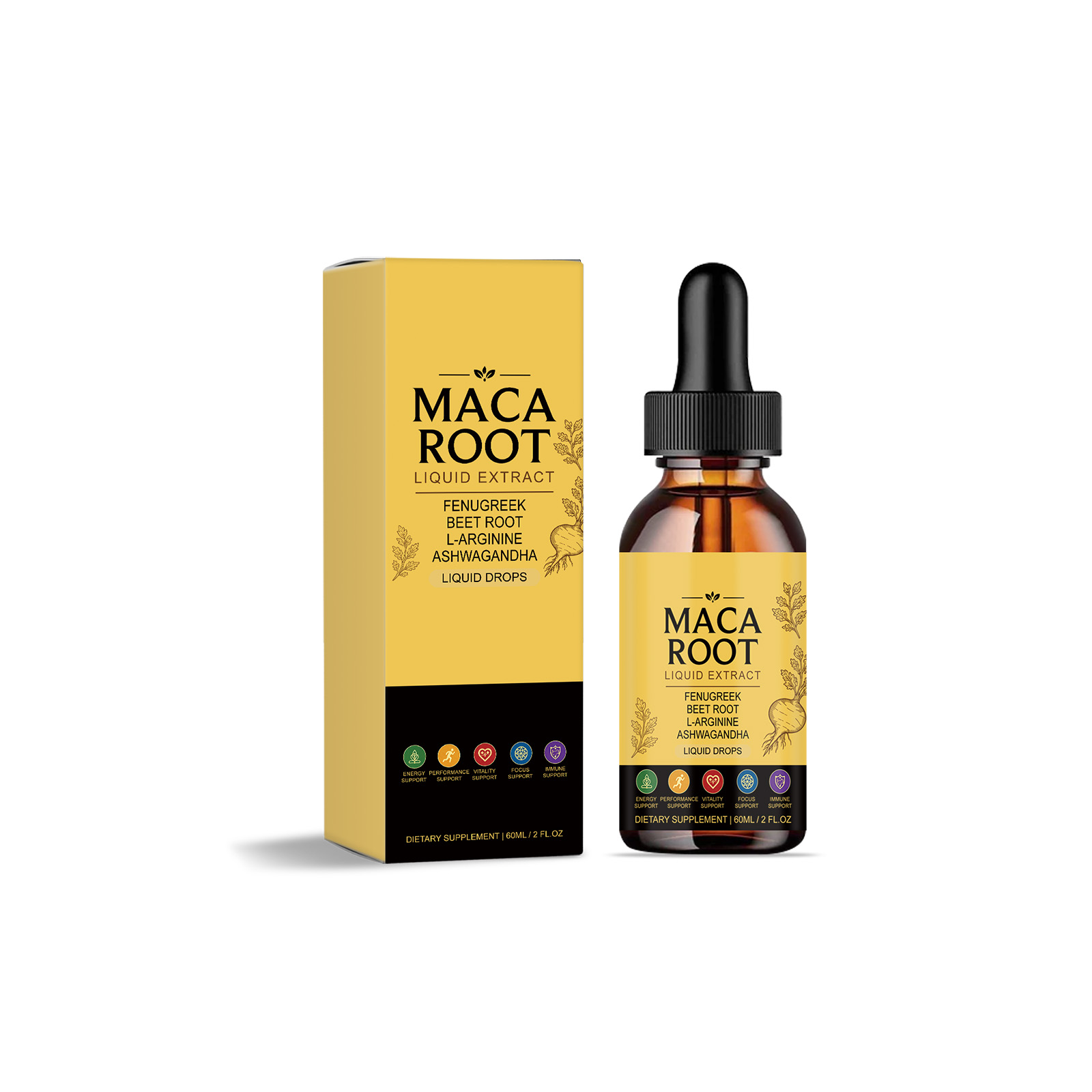 Female Vitality Homeostasis Care Drops Herbal Plant Ingredients Daily Protect Female Body Boost Vitality