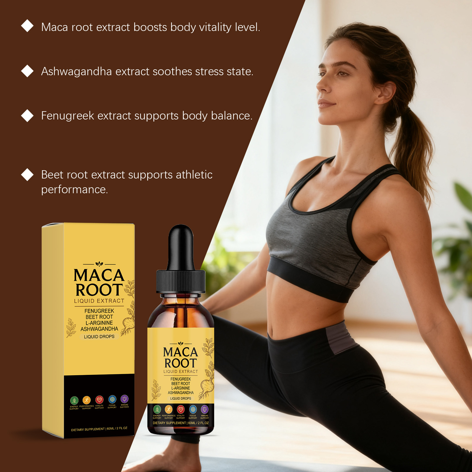 Female Vitality Homeostasis Care Drops Herbal Plant Ingredients Daily Protect Female Body Boost Vitality
